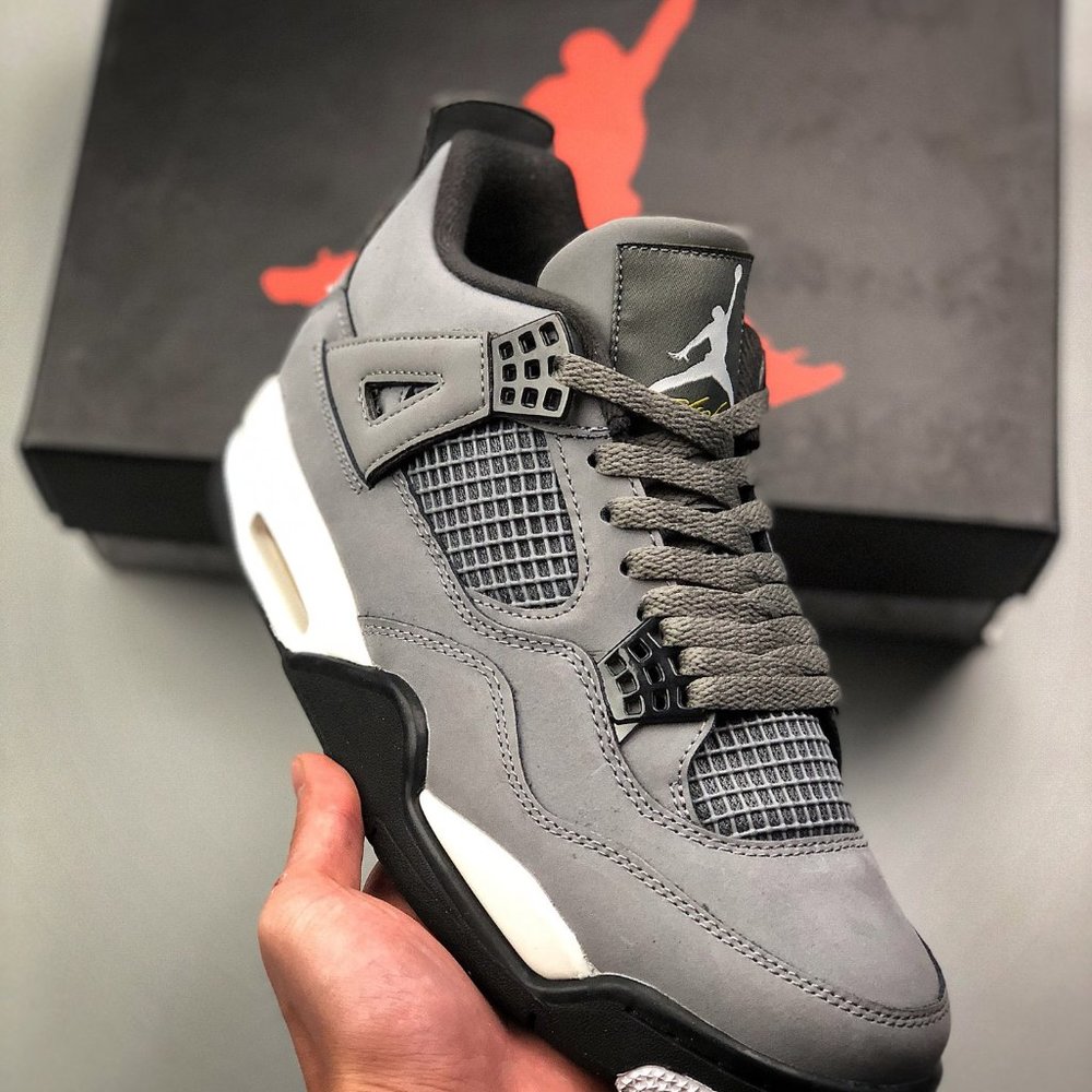 AirJordan 4 " Cool Grey " AJ4 Joe 4 Cool Grey Mouse - Picture 5 of 6